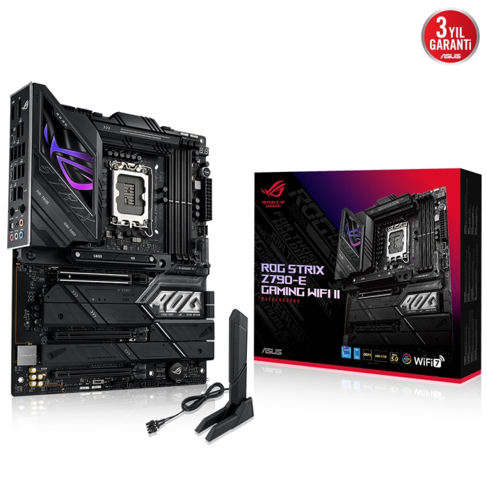 ASUS ROG STRIX Z790-E GAMING WIFI II DDR5 DP HDMI 5XM2 USB3.2 WiFi 7 RGB ATX 1700P