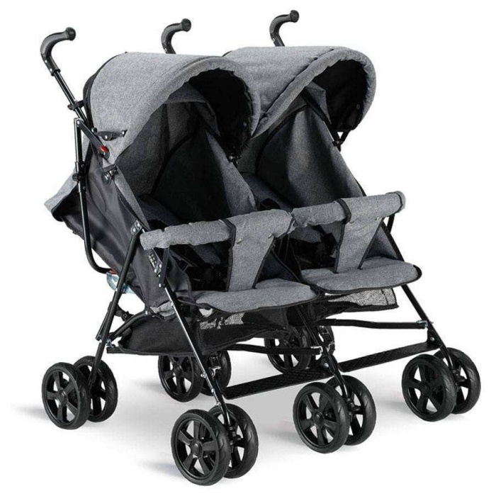 BABYHOPE BH610 İKİZ BASTON   BEBEK ARABASI (YAN YANA)