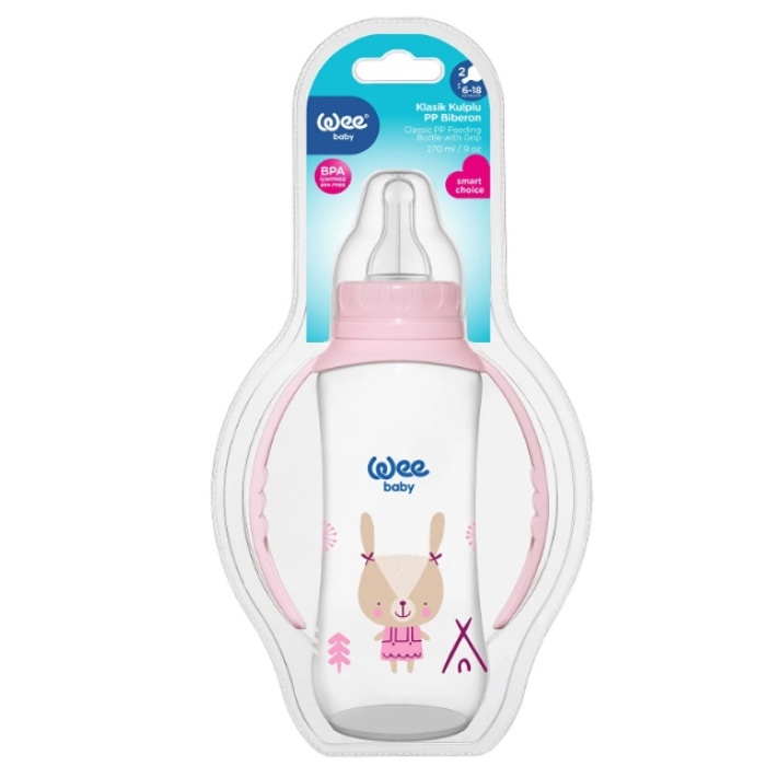 WEE BABY 745 KLASİK KULPLU BİBERON 270 CC