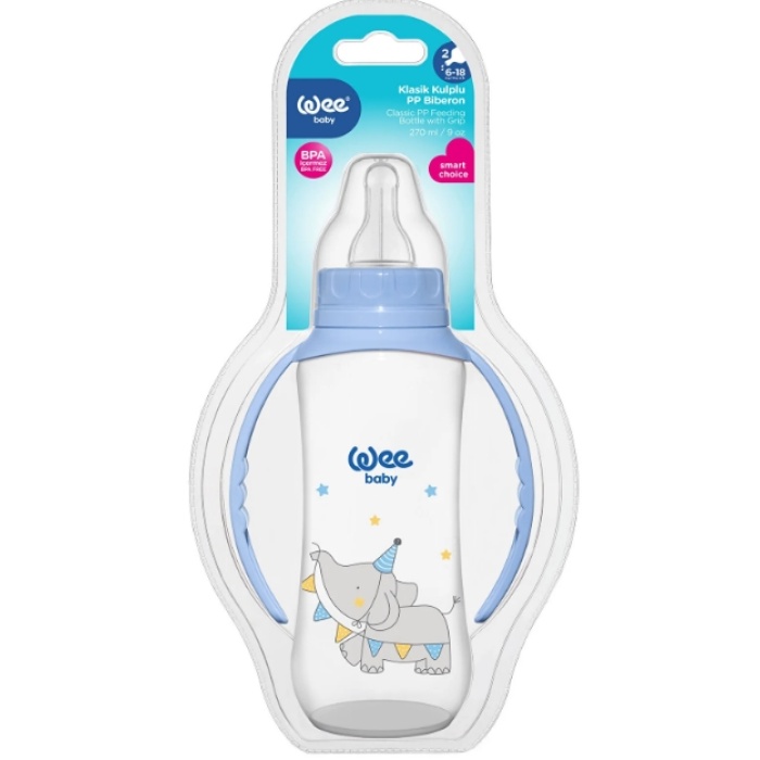 WEE BABY 745 KLASİK KULPLU BİBERON 270 CC