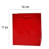 14x17 cm Kırmızı Renk Tutma İpli 25 li Karton Çanta