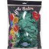 12 As Metalik Balon Koyu Yeşil