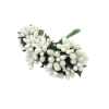 Beyaz Yapay Pıtırcık Çiçek (144 lü)