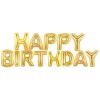 Happy Birthday Gold Set Folyo Balon 16 İnç