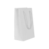 11x11 cm Beyaz Düz Renk Tutma İpli 50 li Mini Karton Çanta