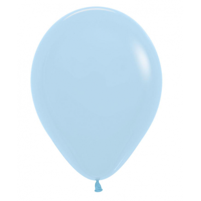 12 Asbalon Pastel Balon Açık Mavi