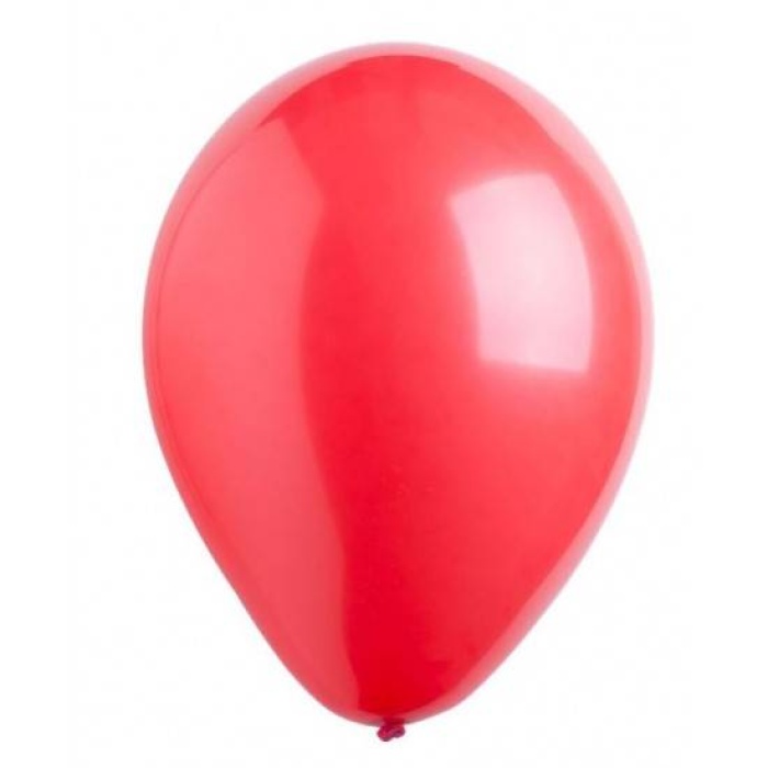 12 Asbalon Pastel Balon Kırmızı