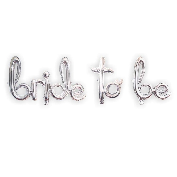 İmza Bride To Be Gümüş Set Balon