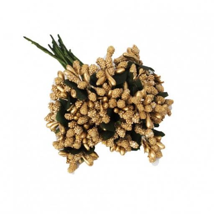 Gold Yapay Pıtırcık Çiçek (144 lü)