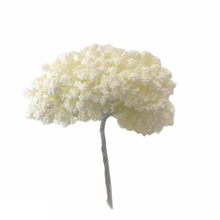 Beyaz Yapay Çiçek Cipso (144 lü)