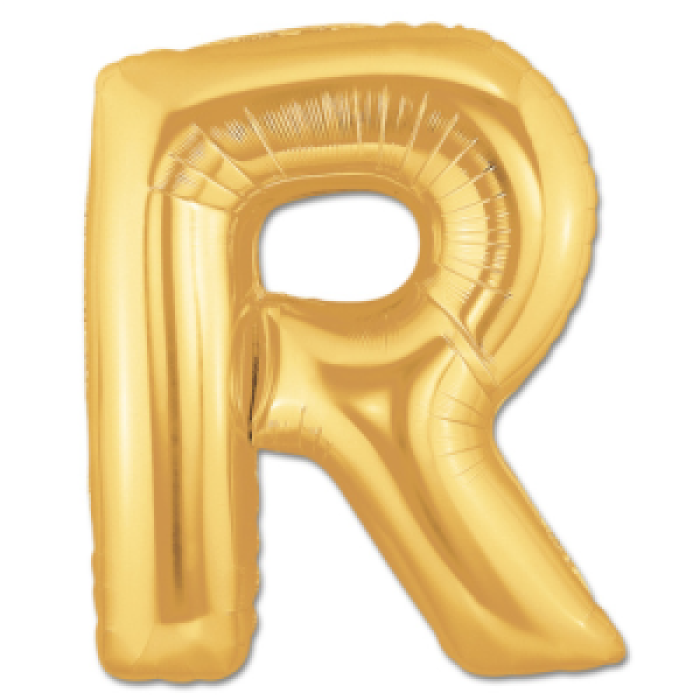 Gold R Folyo Balon 40 İnç 100 Cm