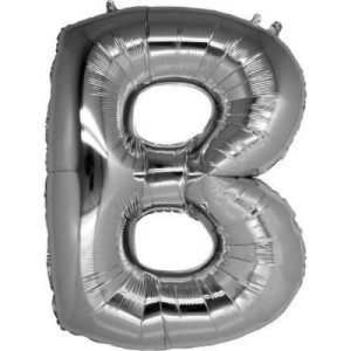 Gümüş B Folyo Balon 40 İnç 100 Cm