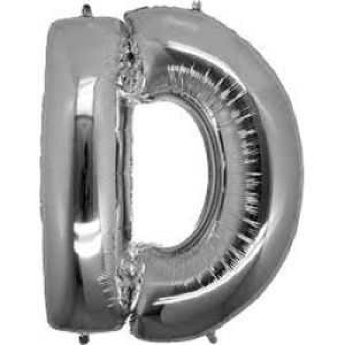 Gümüş D Folyo Balon 40 İnç 100 Cm