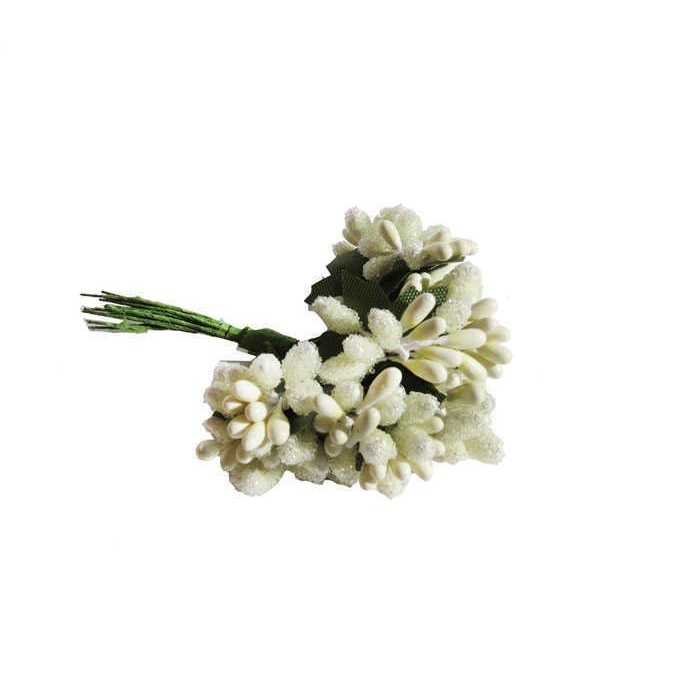 Krem Yapay Pıtırcık Çiçek (144 lü)