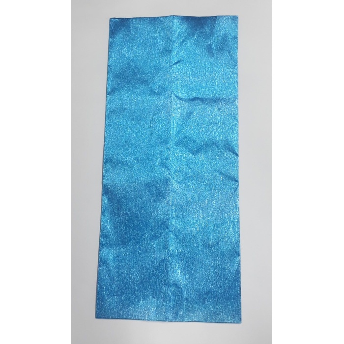 Mavi Renk Metalik Krapon Kağıdı