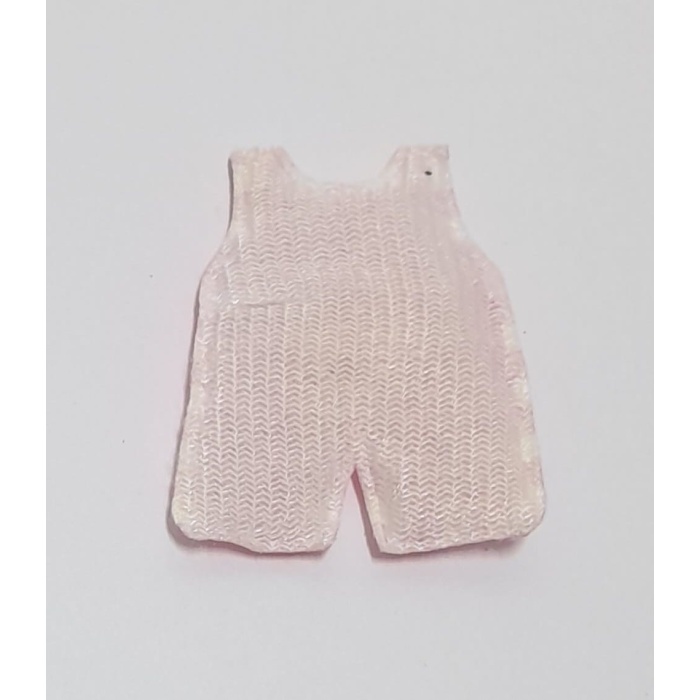 Bebek Tulumu Pembe Süsleme Kumaş Sticker 100 Adet