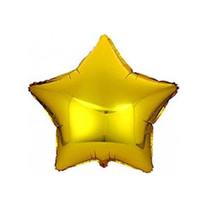 Folyo Balon Yıldız 40 Cm (18inç) Gold