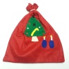 Noel Baba Yılbaşı Hediye Dağıtma Çuvalı 30x40 cm (12 Adet)