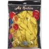 12 As Metalik Balon Sarı
