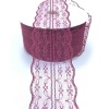 Bordo Renk Dantel Kurdela 5 cm X 10 Metre.
