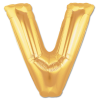 Gold V Folyo Balon 40 İnç 100 Cm