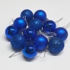 Mavi Renk 3 cm 12 li Boru Top