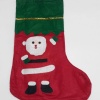 Noel Babalı Baskılı Elyaf Çorap 17*36 cm