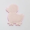 Civciv Pembe Süsleme Kumaş Sticker 25 Adet