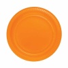 Turuncu Plastik Tabak 22 cm