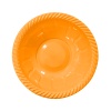 Turuncu Plastik Yuvarlak Kase