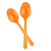 Turuncu Plastik Kaşık 10lu