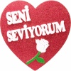 Gül Motifli Kalp Strafor Dekor Süs