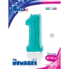 1 Rakam Grabo Tiffany Folyo Balon 40