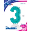 3 Rakam Grabo Tiffany Folyo Balon 40
