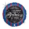 Chalkboard Birthday Grabo Folyo Balon 18