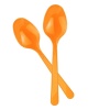 Turuncu Plastik Kaşık 10lu