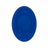 Lacivert Plastik Oval Kase 12x17 cm
