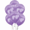 Lila Metalik Balon 12 100lü