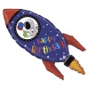 Birthday Rockets Grabo Folyo Balon 40