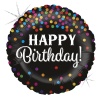 Glittering Birthday Confetti Grabo Folyo Balon 18