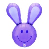 Lavender Smiley Bunny Grabo Folyo Balon 37