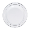 Roll-Up Silver Dreams Porselen Görünümlü Tabak 6lı -26cm-