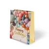 18x24 Lüks Karton Çanta Varak Baskılı - Balon Temalı 1 adet
