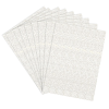 50x70 Eva Tabaka 10lu -Simli Beyaz-
