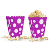 Popcorn Kutusu 10lu -Puanlı Mor-