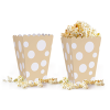 Popcorn Kutusu 10lu -Puanlı Krem-