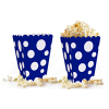 Popcorn Kutusu 10lu -Puanlı Lacivert-
