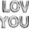 18 Folyo Balon Yazı Seti -I Love You-