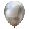 12 Eco Krom Balon 50li -Beyaz Altın-