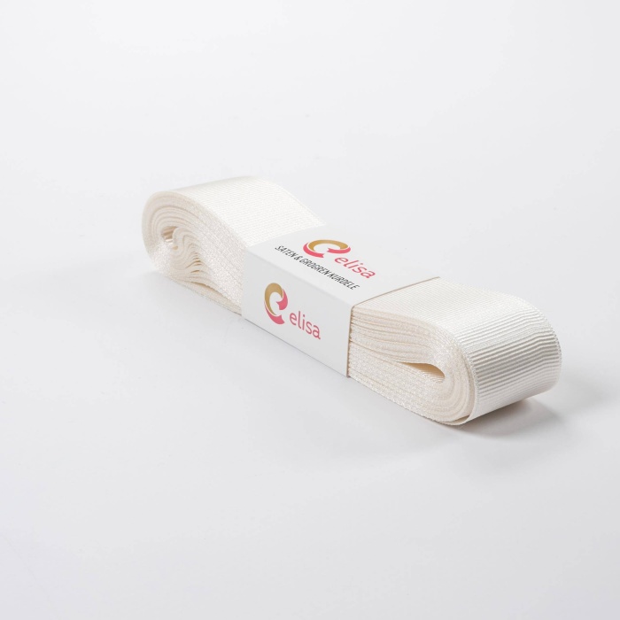 Krem Renk Grogren Kurdele 3 cm - 10 m